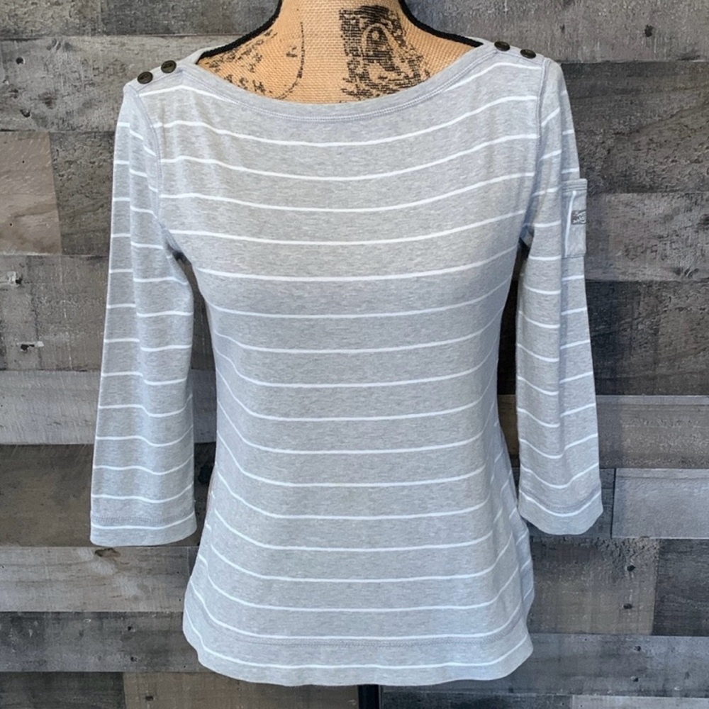 Lauren Ralph Lauren Striped Top - Picture 16 of 16